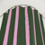 Pink and Green Striped Shower Curtains