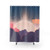 Vibrant Sunrise Shower Curtain for Nature-Inspired Bathroom Decor