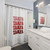 U Tampa Gradient Text Shower Curtains