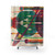 Retro Space Poster Shower Curtains