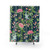 Bamboo and Blossom Shower Curtains in Dark Teal