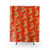 Grilled Cheese Sandwich Pattern Shower Curtain