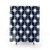 Mid Century Modern Navy Blue Shower Curtains