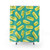Butter Themed Shower Curtains with Teal Design