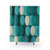 Retro Geometric Patterned Shower Curtain