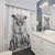 Black and White Owl Shower Curtain