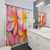 Pink Plumeria Tree Shower Curtain