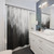 Misty romantic retro forest shower curtains