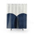Navy Blue Abstract Texture Shower Curtain