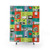 Mid Century Retro Love Shower Curtains