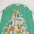 Mid Century Modern Christmas Tree Shower Curtains