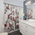 Snow-Laden Berries Shower Curtain