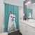 Cat Mobile Phone Shower Curtain