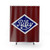 Classic Car Logos Riley Shower Curtain