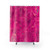 Vibrant Magenta Pink Abstract Shower Curtain