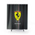 Scuderia Ferrari Logo Shower Curtains
