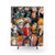 Anime-themed shower curtains with shonen style design
