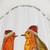 Watercolor Robin Christmas Birds Shower Curtains
