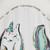 Whimsical cat mermaid unicorn shower curtain