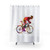 Cyclist Road Bicycle Shower Curtain