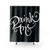 Drink Me Typography Chalkboard Shower Curtains