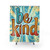 Motivational Shower Curtain with Inspiring Be Kind Message