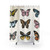 Pastel Butterfly Pattern Shower Curtain