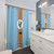Minimalist Lando Norris Pastel Blue Shower Curtains