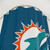Miami Dolphins themed shower curtain