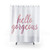 Pink Watercolor Shower Curtains with Glamorous Quote