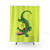 Cartoon Croc Fez Shower Curtains