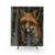 Forest Fox Cottagecore Shower Curtains with Whimsical Floral Design