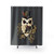 Steampunk Owl Shower Curtain