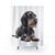 Dachshund Wire Haired Shower Curtain