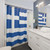 Greek Flag Shower Curtain