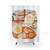 Botanical Shower Curtain for Tea Lovers