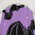 Batty in Violet Shower Curtain for Gothic Decor