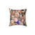 Phoebe Bridgers Face Collage Throw Pillow