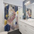 Abstract Geometric Shower Curtain