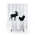 Supernatural Moose & Squirrel Shower Curtain