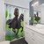 Chibi Bridgerton Shower Curtains featuring Kate Sharma's Rainy Ride