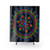 Trippy Dot Mandala Shower Curtain