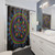 Trippy Dot Mandala Shower Curtain