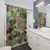 Robin with Holly Pattern Shower Curtain