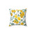 Watercolor Lemon Pattern Pillow