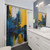 Expressionist Style Abstract Oil Painting Shower Curtains