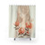 Floral stem. Shower Curtains for Girls