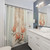 Floral stem. Shower Curtains for Girls