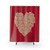 Cute Cat Heart Shower Curtains