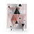Geometric Rose Gold and Blush Pink Shower Curtain